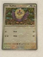 Pokemon BLACK BOLT Rufflet 077 / 086 🇬🇧 EN Reverse Holo M