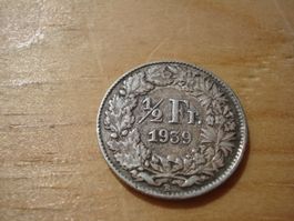 (D2) 1/2 Franken 1939