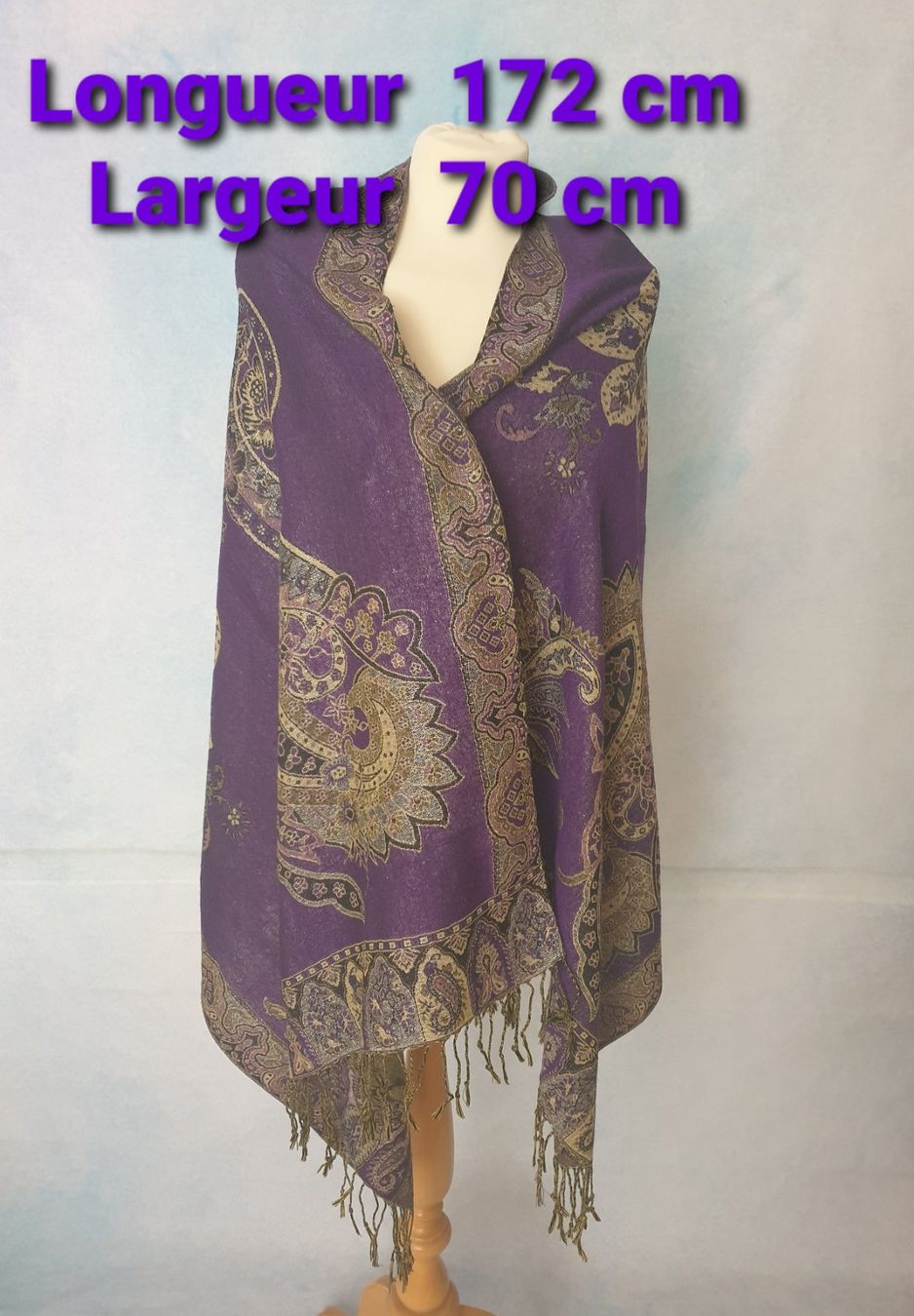 Foulards, Tücher & Schals: Pashmina violet – Neu (gemäss Beschreibung) aus Fribourg von VictoriaShop7
