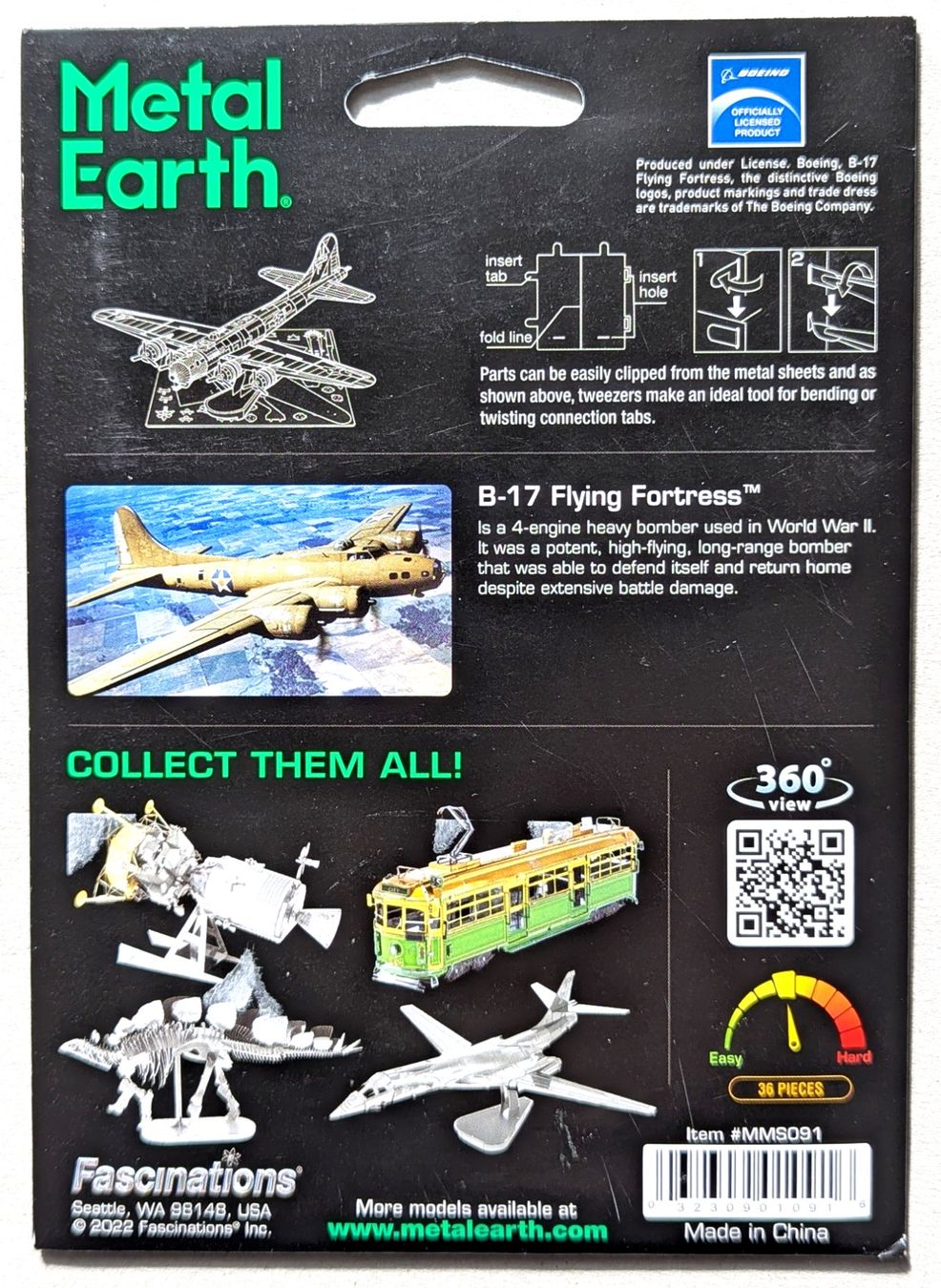 Modellbausätze & Standmodelle: Metal Earth-Bausatz "B-17 FLYING FORTRESS" – Neu und originalverpackt aus Olten von J.Cooper58 1