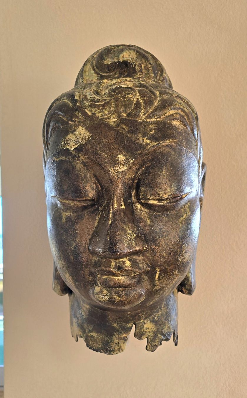 Skulpturen & Statuen: Antiker Buddha Kopf Unikat – Gebraucht aus Wädenswil von Minerva01