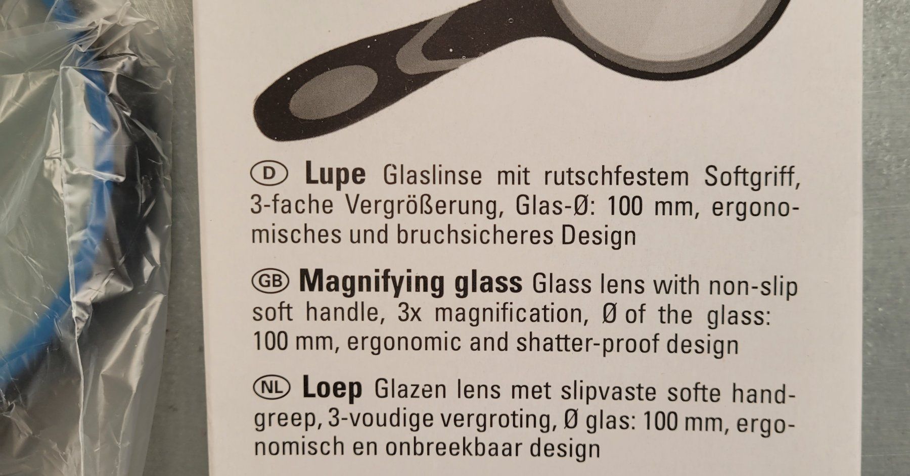 Altro per Ottica: Lupe Glas 100mm Durchmesser NEU – Nuovo e nell'imballaggio originale da Trasadingen venduto da ger_pdk8 1