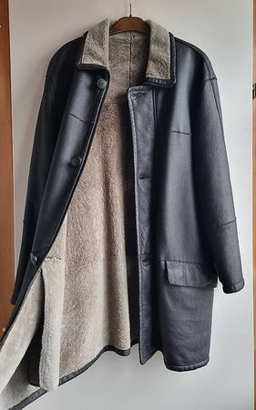 Ab CHF 1.- echt Lammfellmantel von LEATHERMAN, Gr. M/L