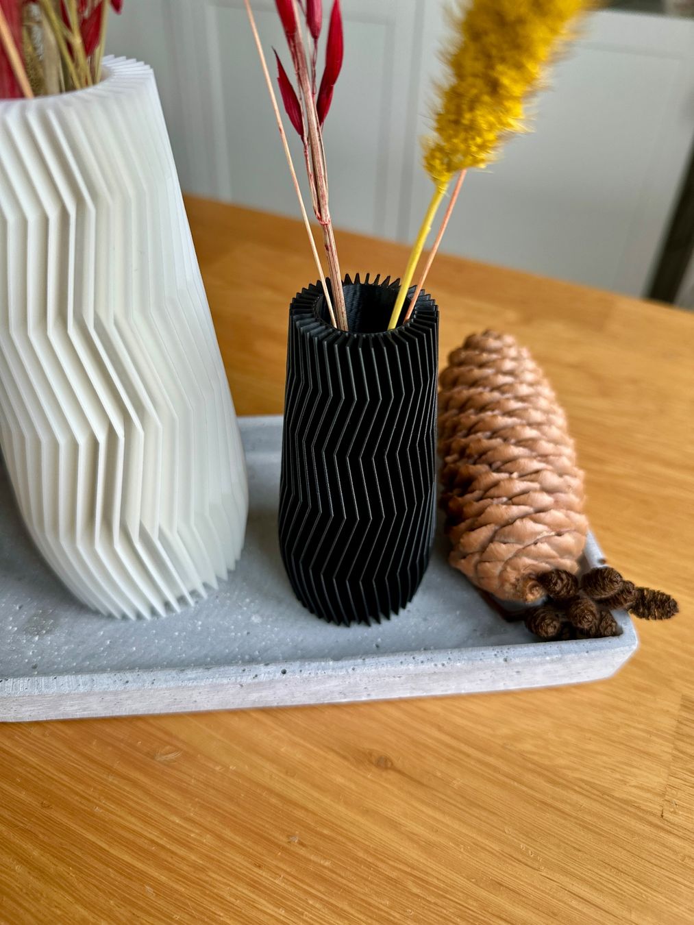 Vasi & Recipienti: Moderne Deko Vase, schwarz, geometrisch – Nuovo e nell'imballaggio originale da Ibach venduto da ad4432cd 2