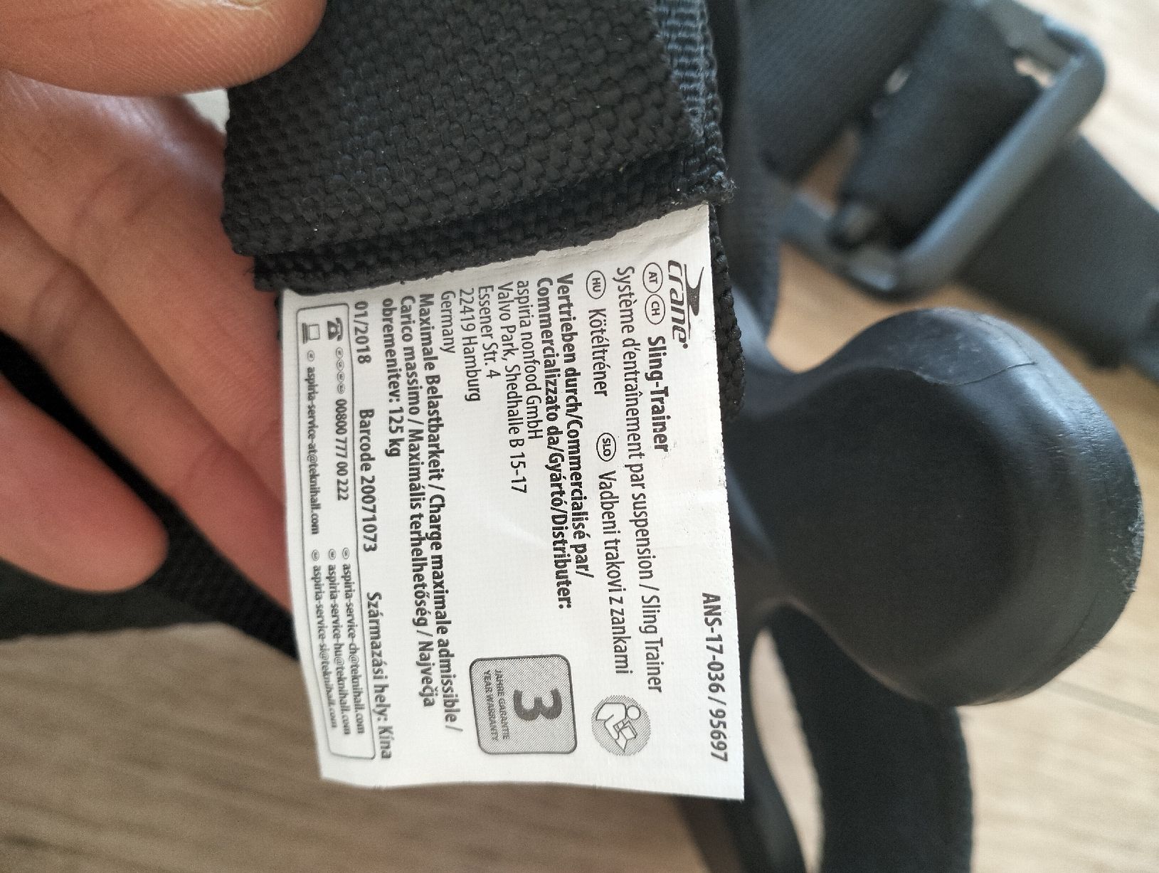 Hometrainer: CRANE Sling Trainer / Schlingentrainer, neuwertig – Neu (gemäss Beschreibung) aus Biberstein von s_c_26fn 1