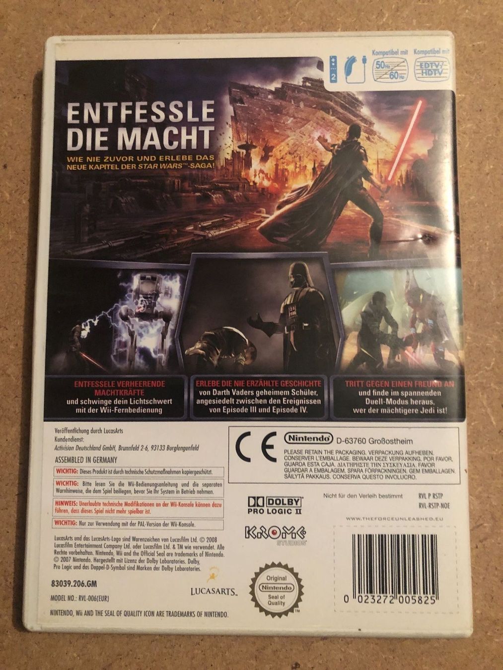 Giochi: Star Wars Force Unleashed für Wii – Usato da Kestenholz venduto da Mad18 1
