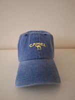 Cap  "Camel"  gestickt  Jeansstoff  blau   neu