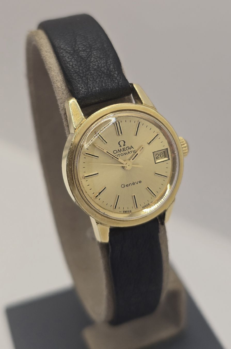 Omega Orologi: Omega Genève Automatic Date 22mm – Usato da Minusio venduto da AGSuhren 1