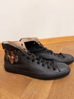 Scarpe Gucci nere alta taglia 8 ricamate