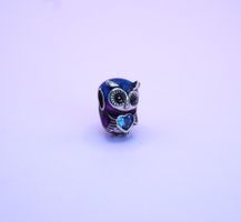 Charm "Eule mit Herz" zu Pandora 925 Silber