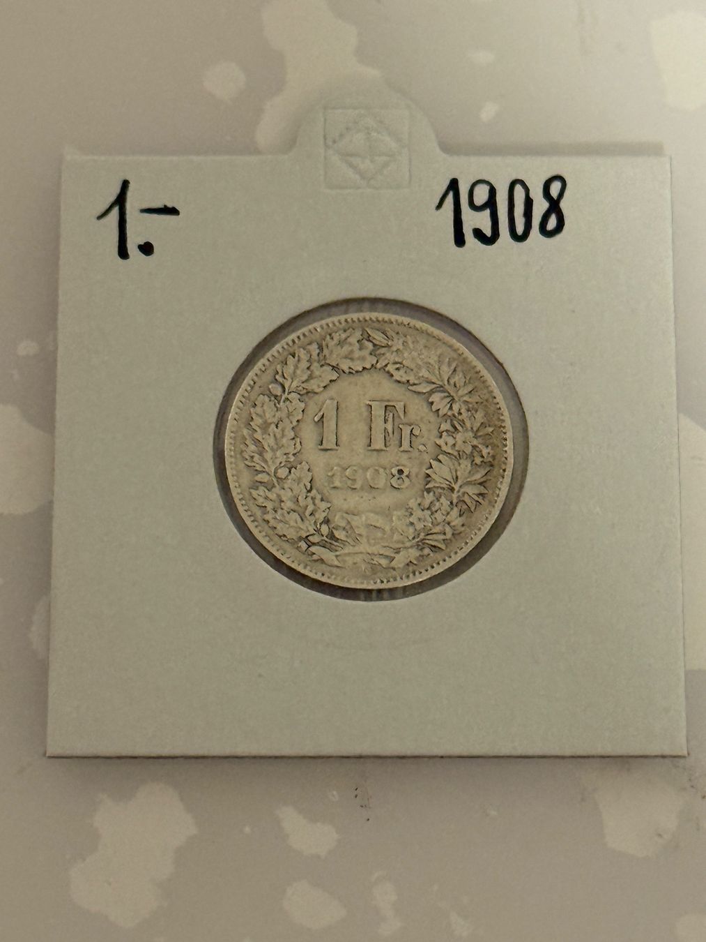 Tutti le monete: 1 Franken 1908 – Usato da Wallisellen venduto da SWISS_SILVER1