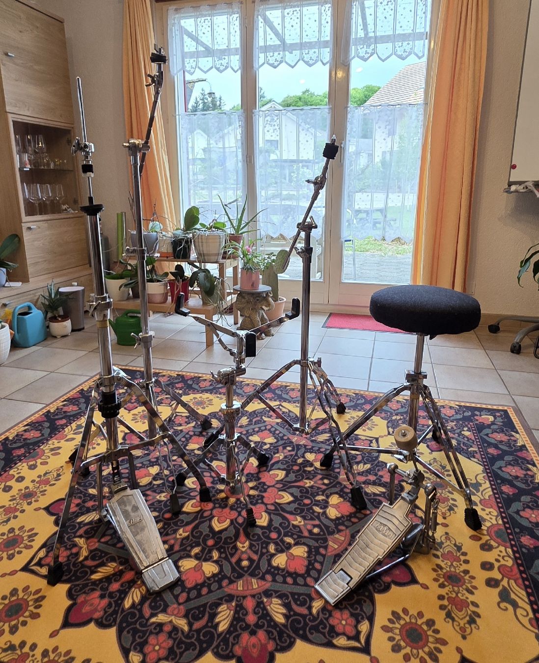 Strumenti musicali: Pearl Export Drumset mit Sabian B8 & Paiste – Usato da Niedergösgen venduto da bobo-no-legend 6