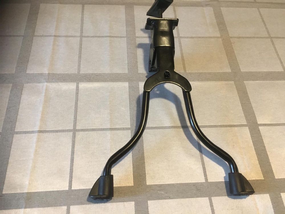 Com-four Zweibeinständer Fahrrad - Höhenverstellbarer Doppel-Mittelständer