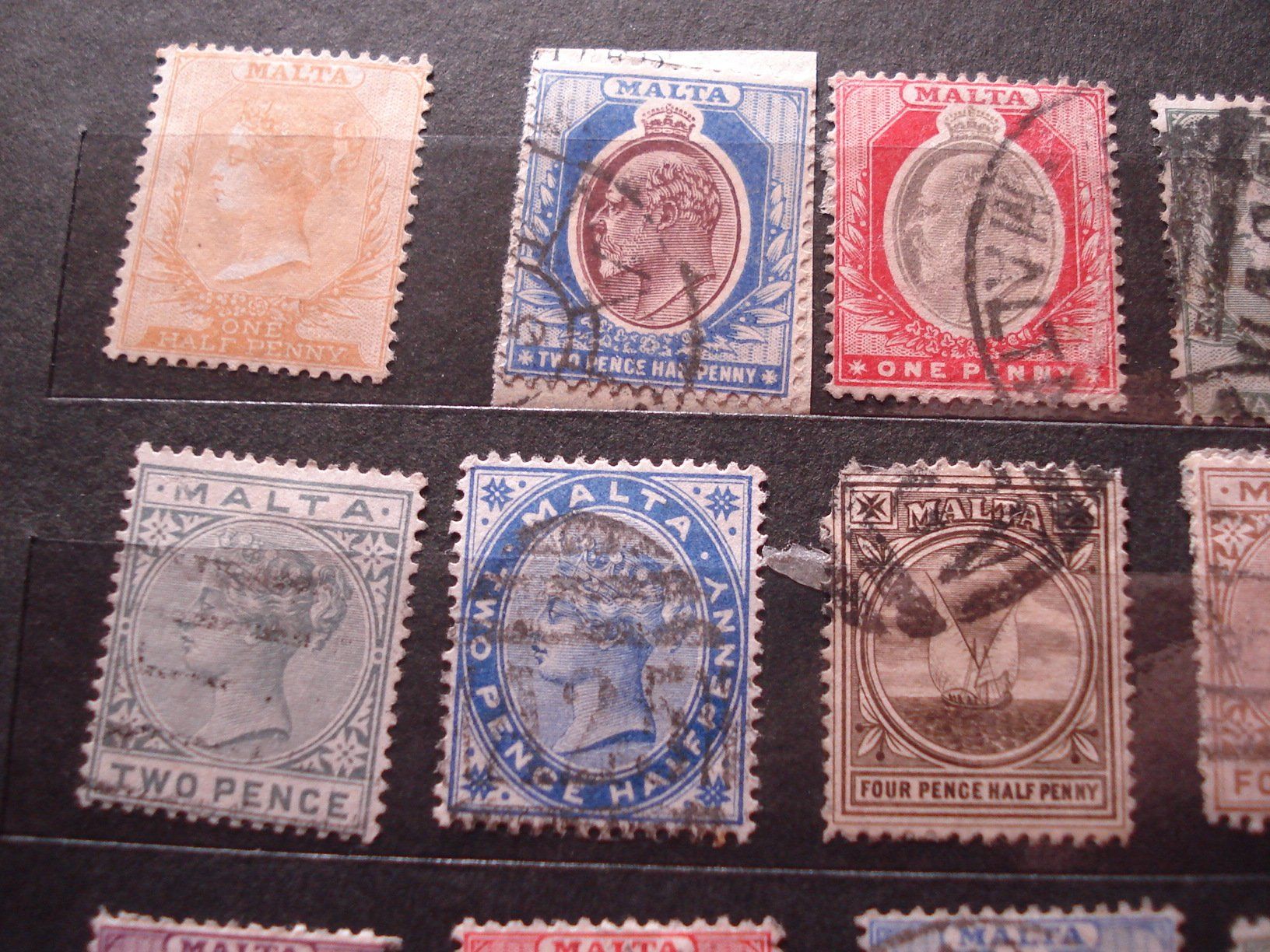 Tous les timbres: Lot alte Marken Malta o – D'occasion à Niederwil AG par morostahu 1