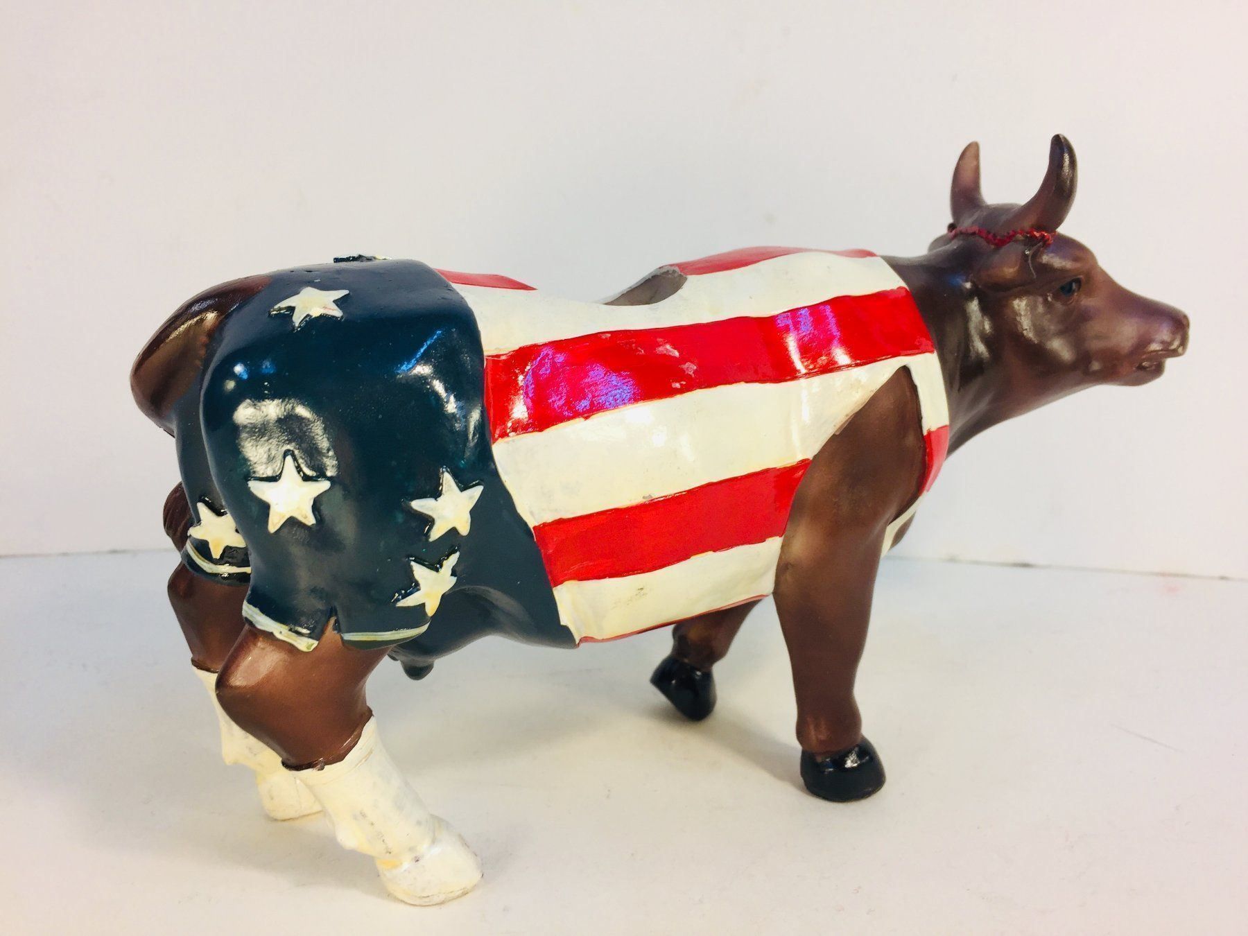 Statuette: Amerikan Kuhfigur Aufbewährungsfigur – Usato da Schaffhausen venduto da sparzone 4