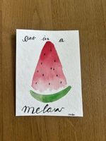 Karte Melonenstück