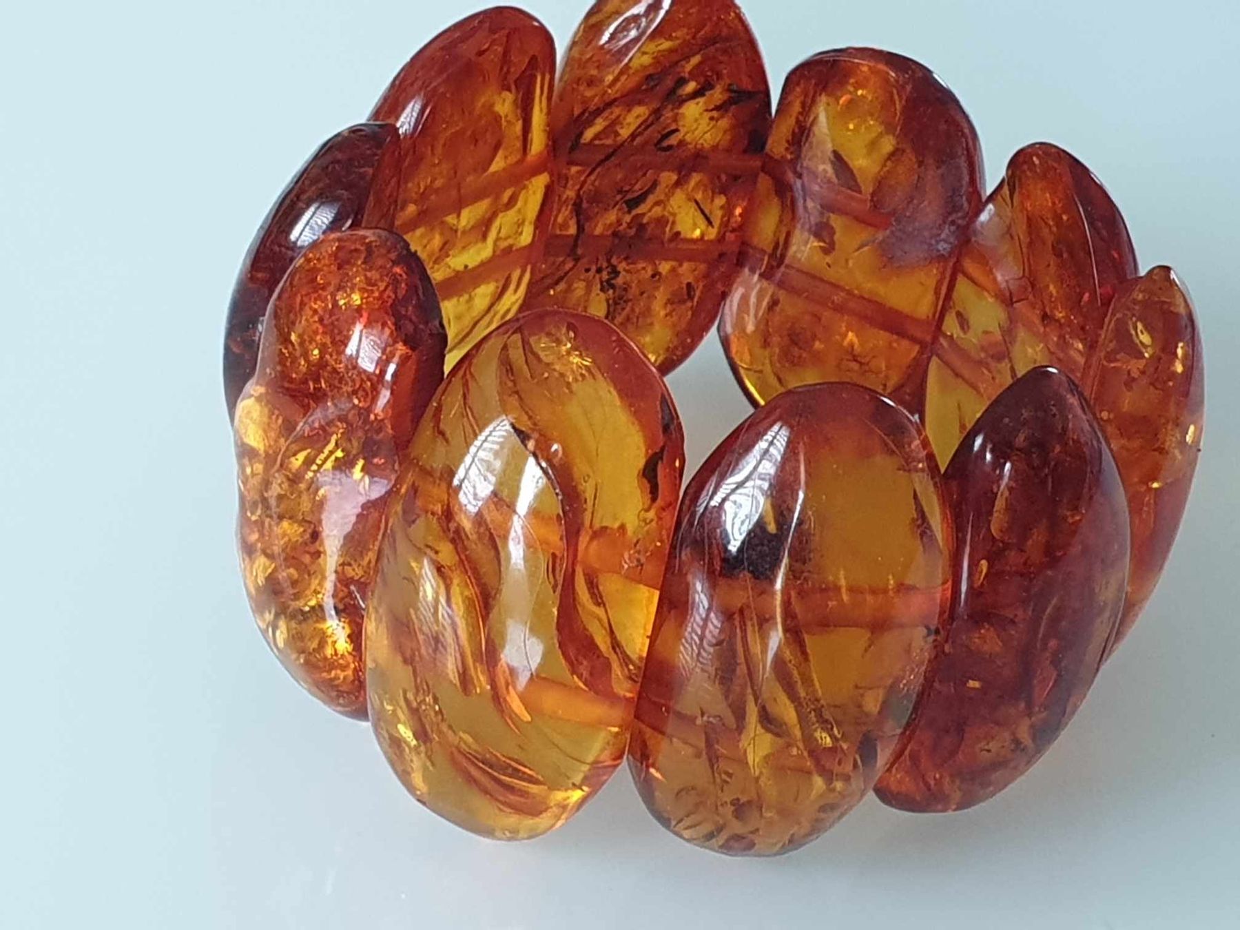 Bracciali & Braccialetti: Armband aus echtem Bersten mit Insekt Inklusion – Usato da Rupperswil venduto da Annet.Dann888 1