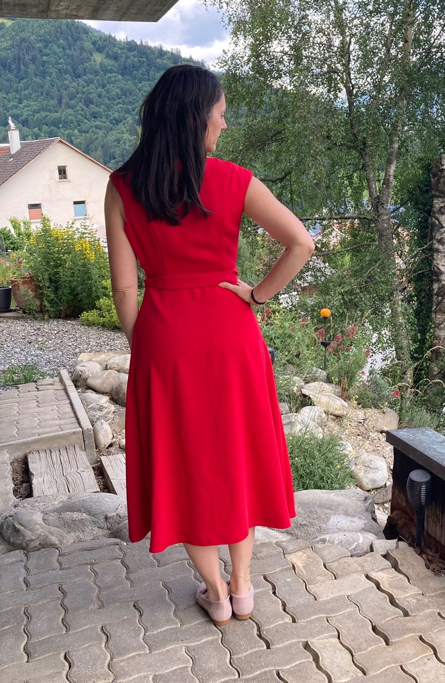 Vestiti: Phase Eight KleidGr. 36 UK 10 rot – Usato da Seewis Dorf venduto da reddragon02 1