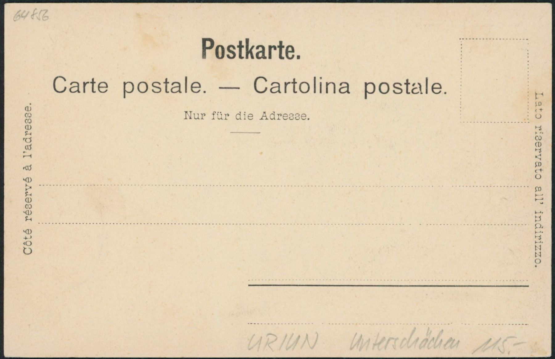 Cartoline postali: UR Unterschächen - Klausen Pass – Nuovo (secondo la descrizione) da Schindellegi venduto da stationary 1