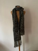 BARTS - Strickschal grau gross warm