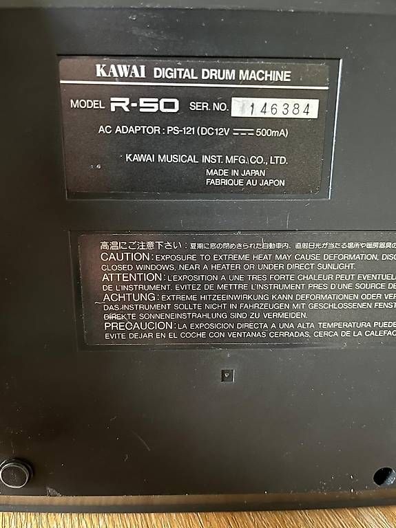 Kawai Strumenti musicali: Kawai R50 - Drum machine 80s – Usato da Zürich venduto da LeoGd 1