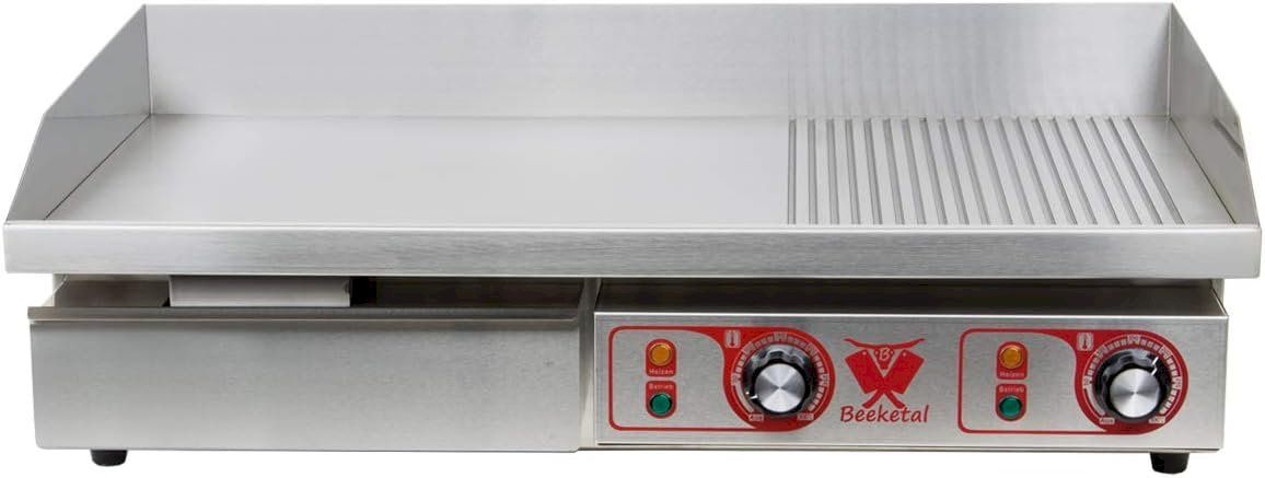Cucinare & Grigliare: Beeketal BGP-b2 Gastro Grillplatte 4400W – Nuovo e nell'imballaggio originale da Bottighofen venduto da zaap 1