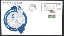 USA Sonderbrief Apollo 7 Startbeleg NASA-Cachet 11.10.1968