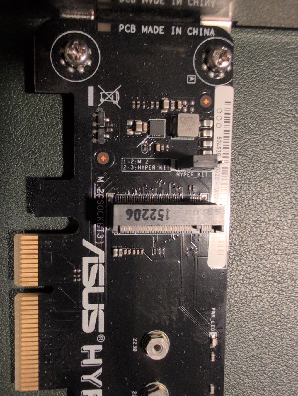 Asus Elektronikbauteile: ASUS Hyper M.2 X4 Mini Adapter gebraucht – Gebraucht aus Eglisau von V1nc3nt 1