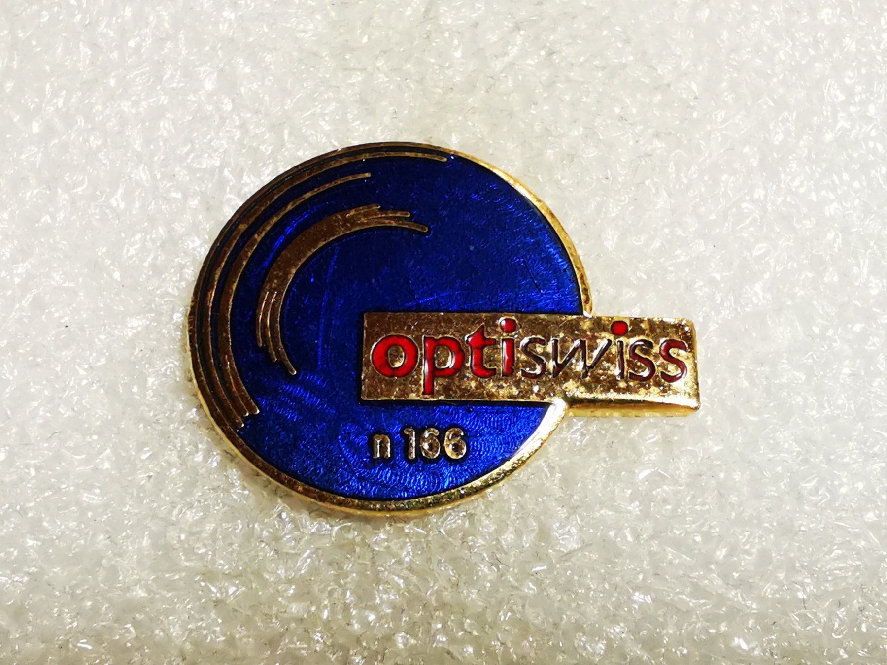 Placchette & Badge: Ansteckpin 91: optiswiss – Usato da Oppligen venduto da Pin-Fall-Shop