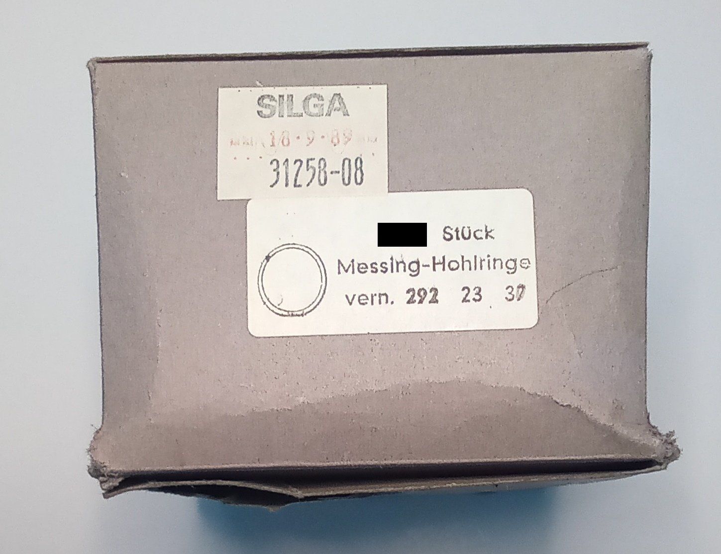 Ringe: A2069 Messing Hohlringe vernickelt (silberfarbig) – Neu (gemäss Beschreibung) aus Rorschach von DasMussWeg25 3