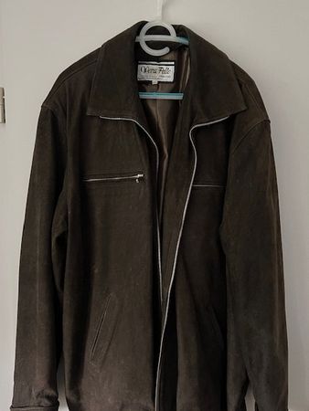 Lederjacke echt Leder dunkelbraun