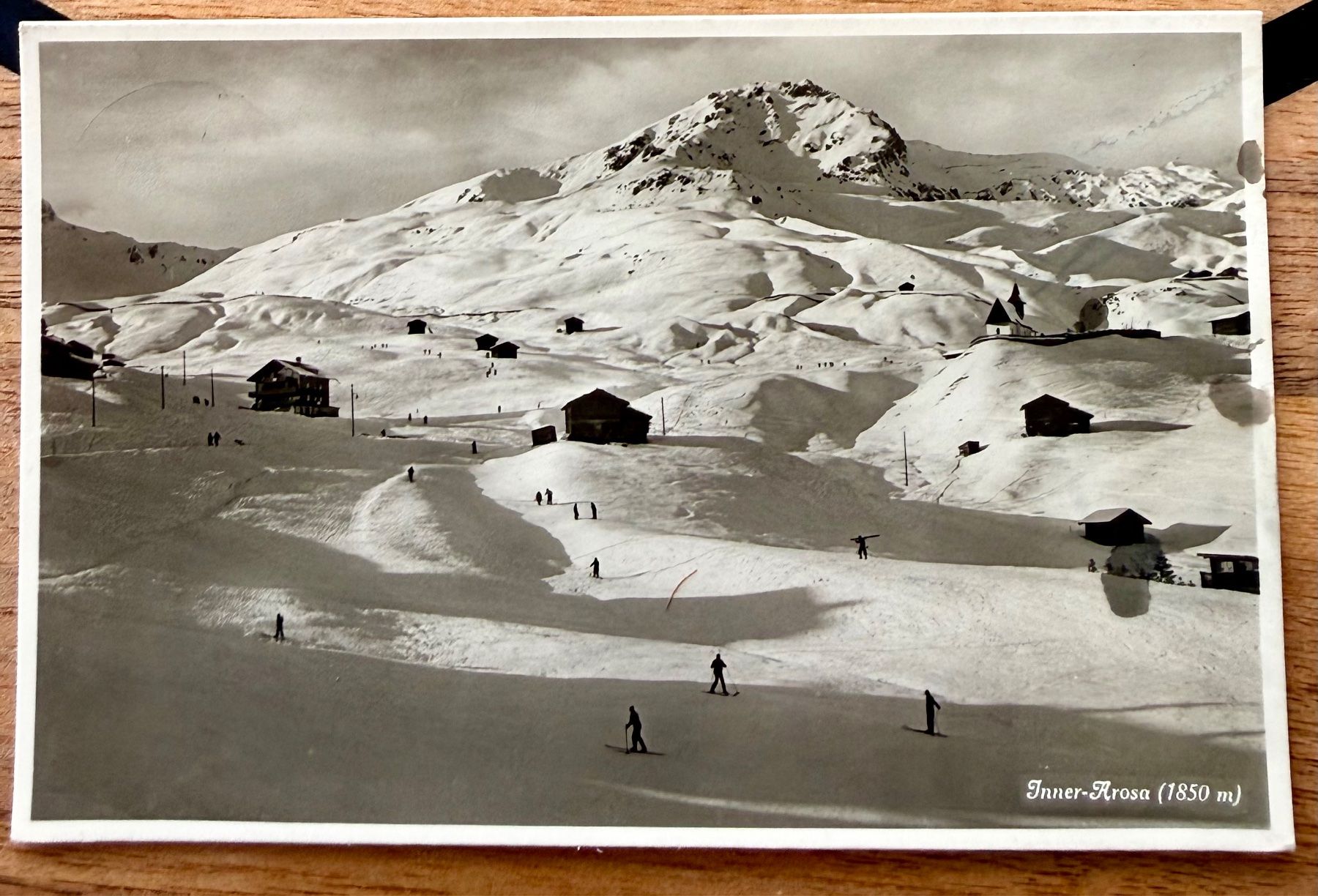 Ansichtskarten: Arosa - Inner - Skifahrer - 1934 – Gebraucht aus Lutry von Ediego