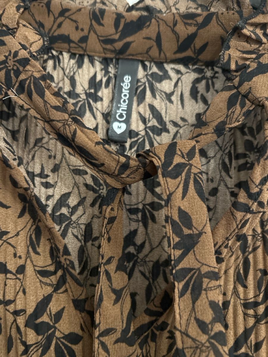 Camicette: Bluse von Chicoree, Grösse M, braun-schwarz – Nuovo (secondo la descrizione) da Erlinsbach SO venduto da hallon480 1