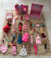 Barbie Puppen Sammlung, Haus, Auto, Baby Born Koffer