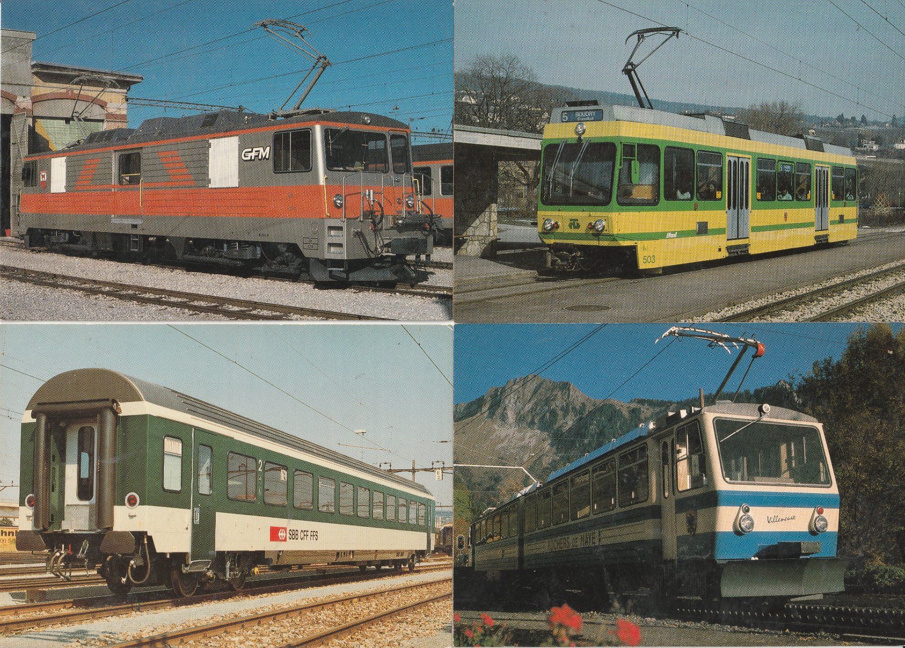 Cartoline postali: 40 karten Bahnen - Eisenbahnen – Usato da Lumbrein venduto da made02 1