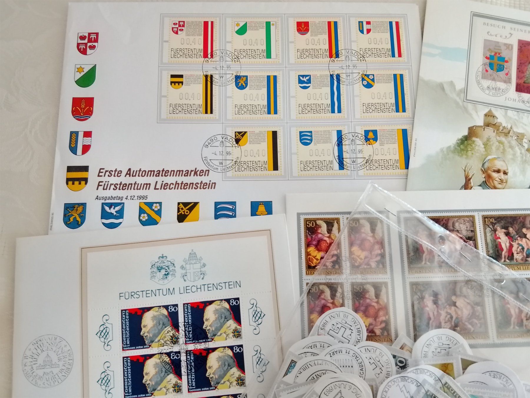 Couverts & Versandtaschen: 9 Buste originali Liechtenstein Raccomandata – Neu (gemäss Beschreibung) aus Porza von alba55 2
