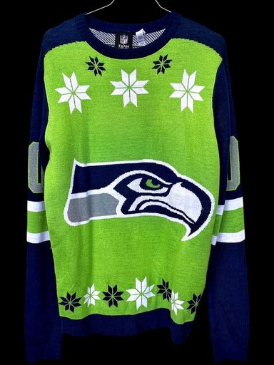 Maglioni & Felpe: NFL Seattle Seahawks Weihnachtspullover - Offizielle – Usato da Zug venduto da vinokilo 1