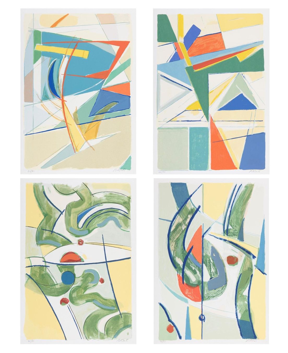 Grafica & Litografie: Armando Pizzinato Signed Silk-screens / sérigraphies – Usato da Morges venduto da Audemars07 1