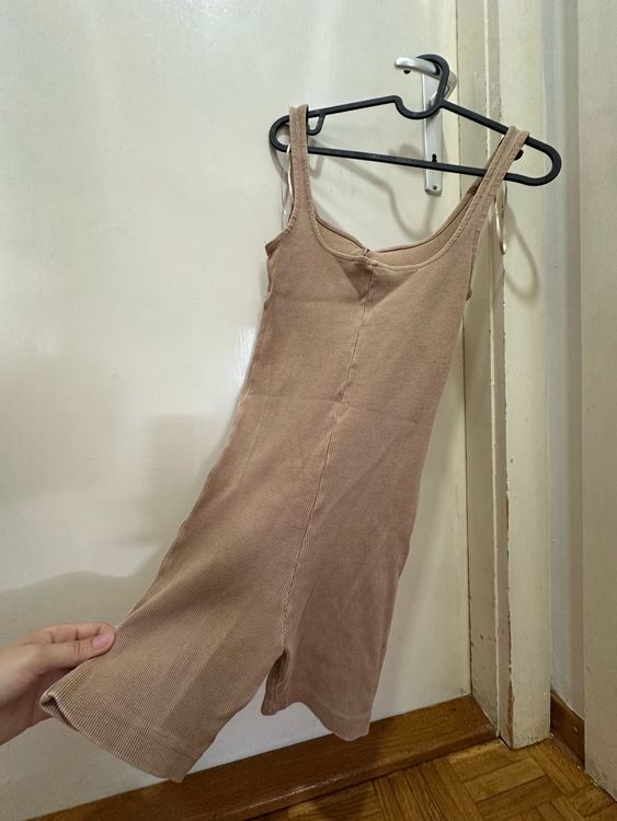 Combishort ZARA En Lin Vert D'eau - Taille M/L - Occasion Très Bon état