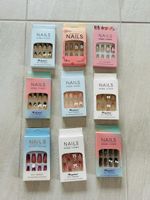 Künstliche Fingernägel, Press-On Nails, verschiedene Designs
