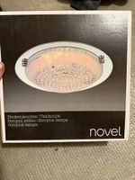 Novel Deckenleuchte 12W LED Glas mit Kristallen neu