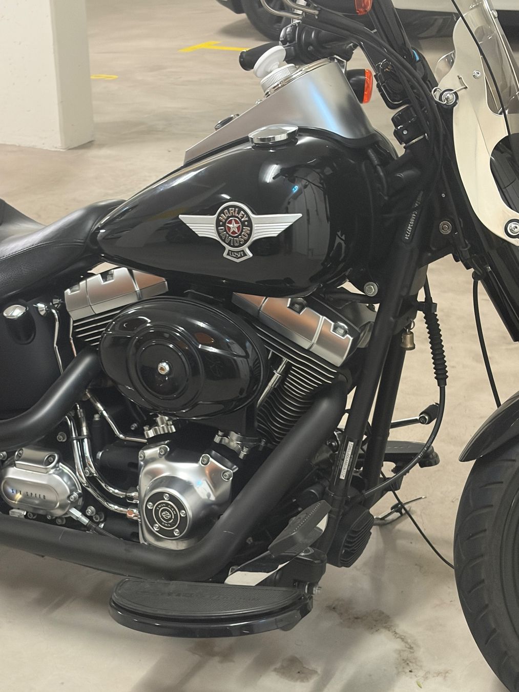 Harley-Davidson Chopper: Wunderschöne Fatboy wie neu! – Usato da Wettingen venduto da jim_h2xg 5
