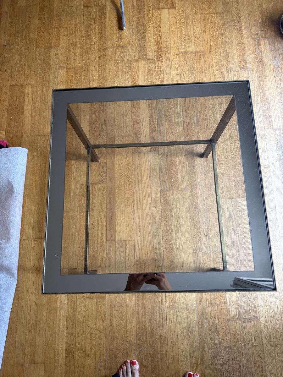 Tavoli: Tisch Glas rechteckig Vintage gebraucht – Usato da Zürich venduto da mash05 1
