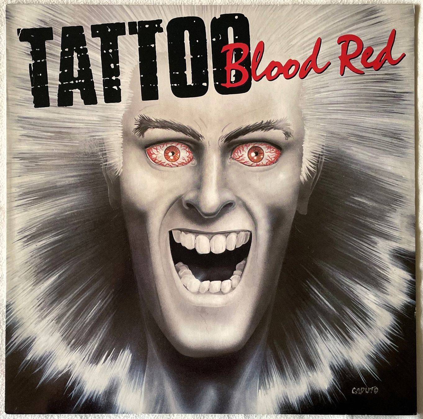 Schallplatten: Tattoo - Blood Red - LP - 1988 - First Press - Roadrunner – Gebraucht aus Uster von Zardodel