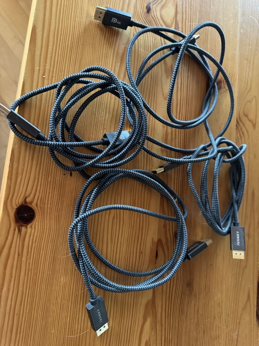Cavi: 4 Display port 4K kabel – Usato da Schwerzenbach venduto da nik_bcj2