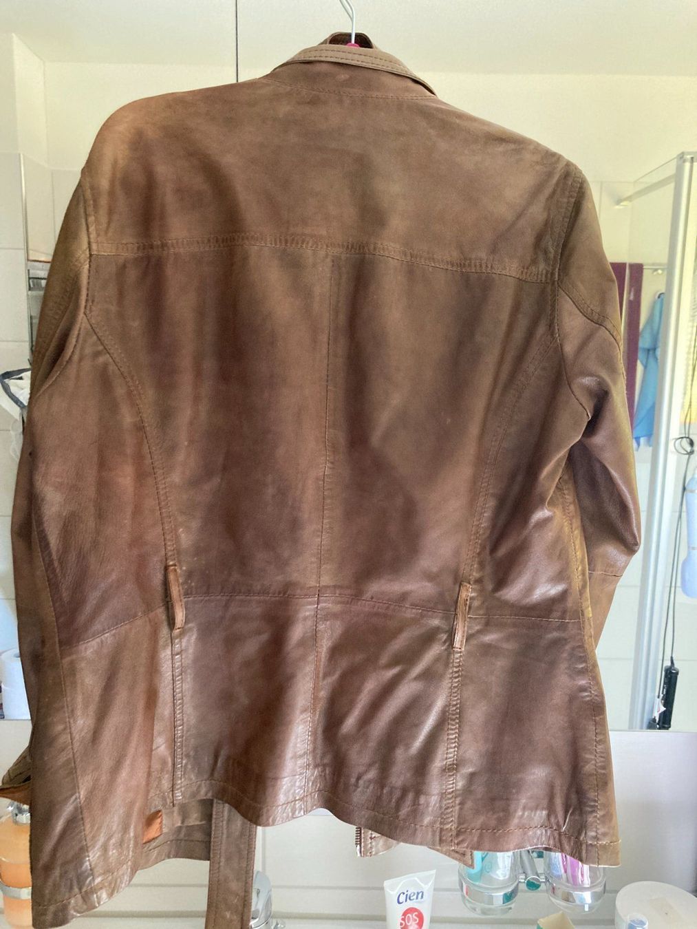 Giacche: Damen-Lederjacke Gr. 38, Rehbraun – Usato da Nebikon venduto da zesette 1