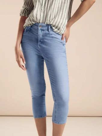 Street One Hose York Slim High Waist Denim Jeans 34 / 22 42