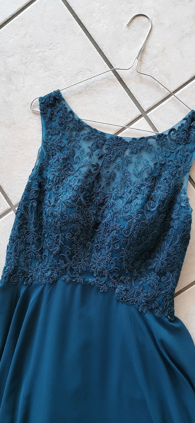 Vestiti: Abendkleid Honigmond mit Spitze Grösse 40 – Usato da Studen BE venduto da mar_6qqp 1