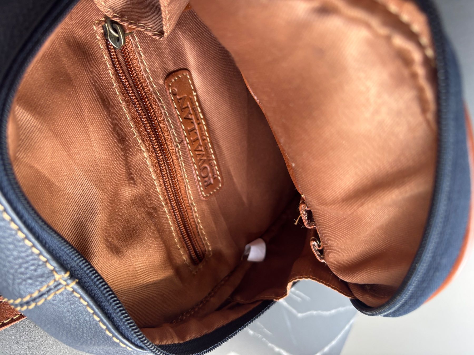 Zaini: Rucksack Rowallan Hand Made Echtleder – Usato da Rheinfelden venduto da Jeva-Anna 4