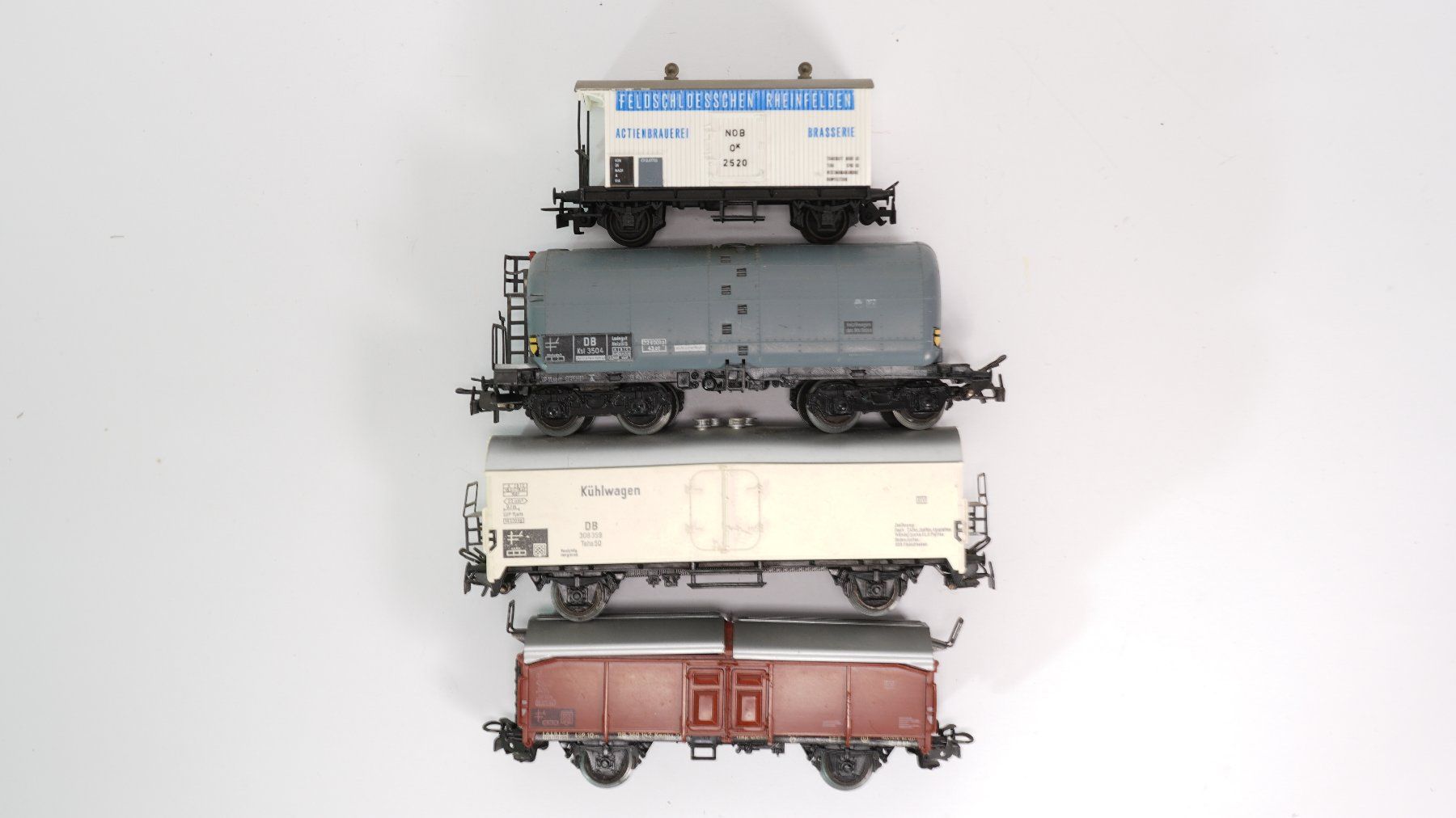 Modelleisenbahnen: e69 Konvolut H0 vier Güterwagen / Bastelware – Gebraucht aus Thun von evinka_gmbh 1
